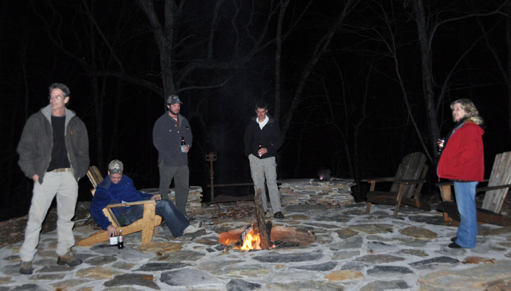 Campfire at Hanging Rock photo