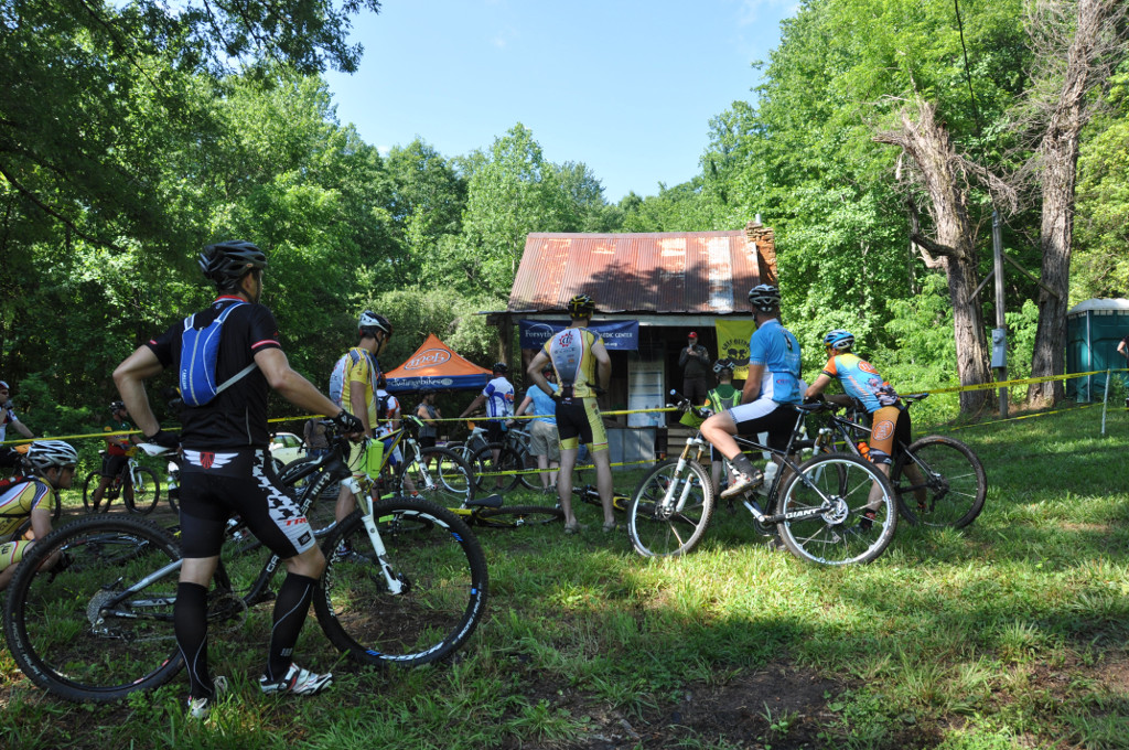 Biking at Hanging Rock pic