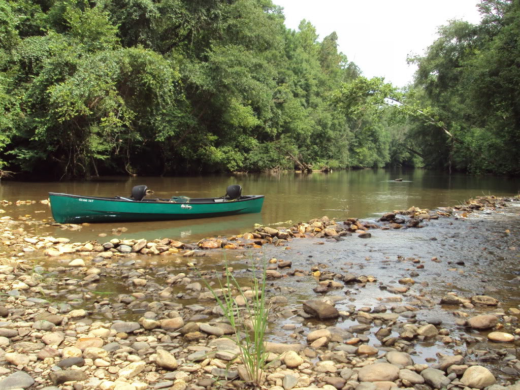 Canoe on the Dan River photo