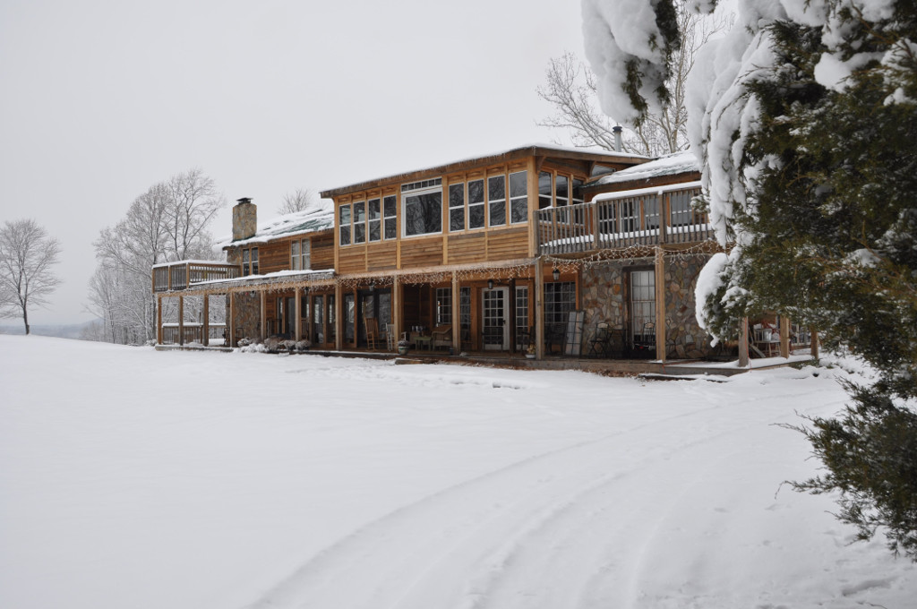 Photo of snow at Singletree near Hanging Rock State Park NC