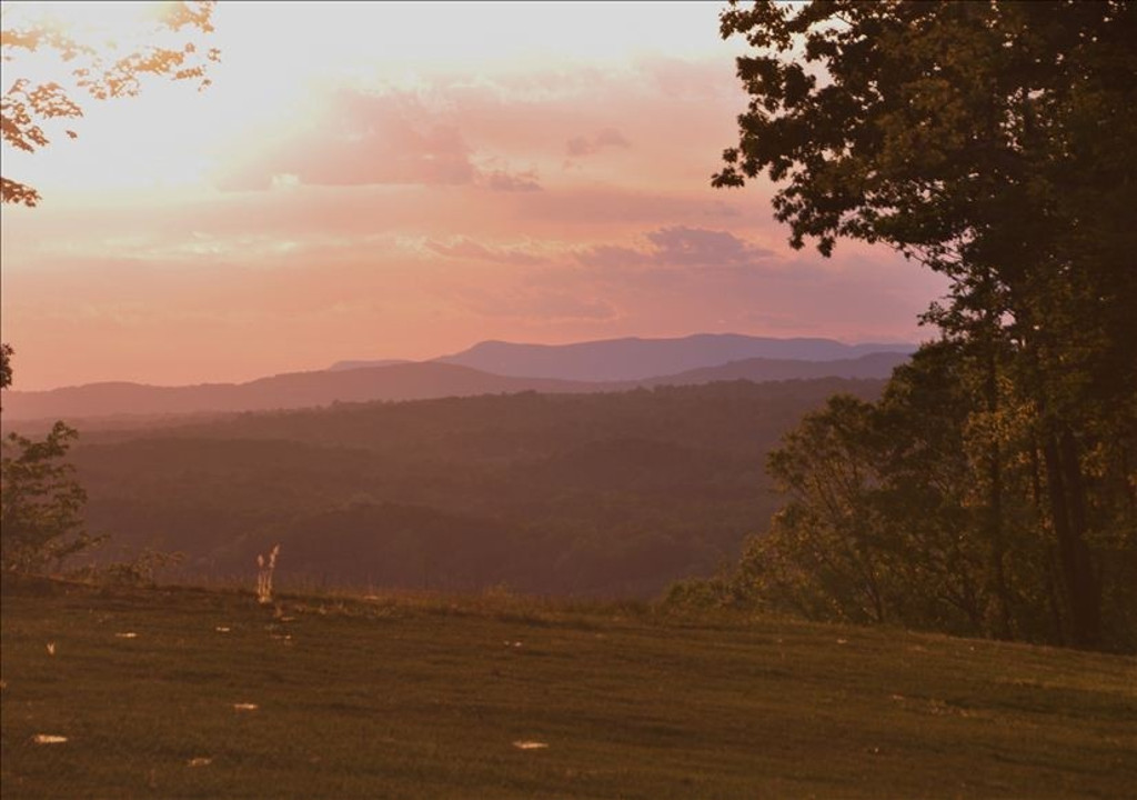 West view from Singletree Lodge by Hanging Rock