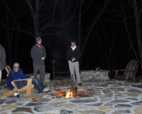 Campfire at Hanging Rock photo
