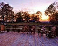 Pic of the porch at Singletree Gun and Plough