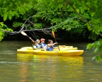 Pic of kayaking on the Dan River near Hanging Rock