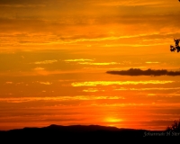 Sunset over NC Mountains photo