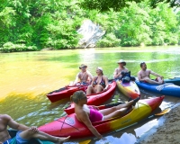 River canoeing at Dan River