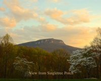 View of Hanging Rock photo