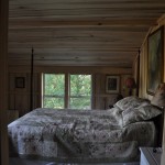 Bed in Allie's Room at the Inn hotel in Hanging Rock NC